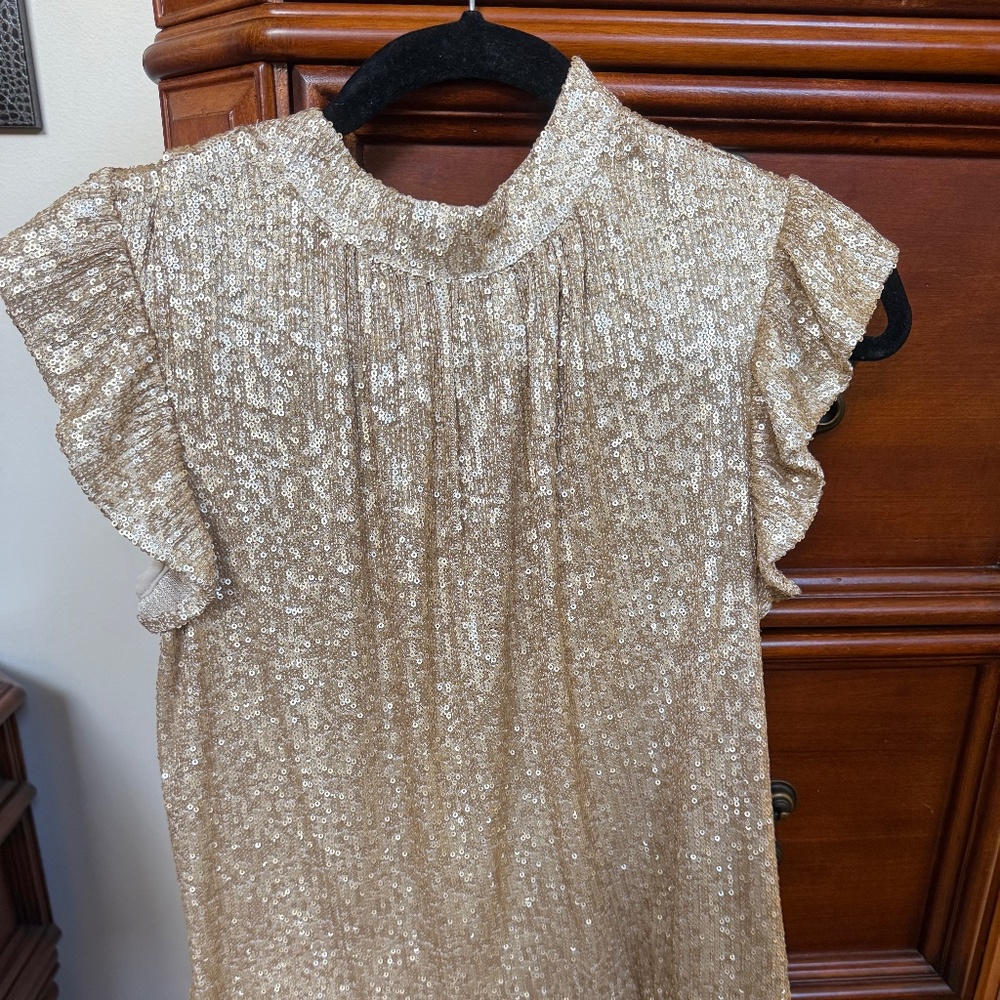 Holiday Sequin top